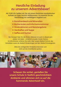 Adventsbasar 2025 Flyer