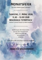 Plakat Monatsfeier